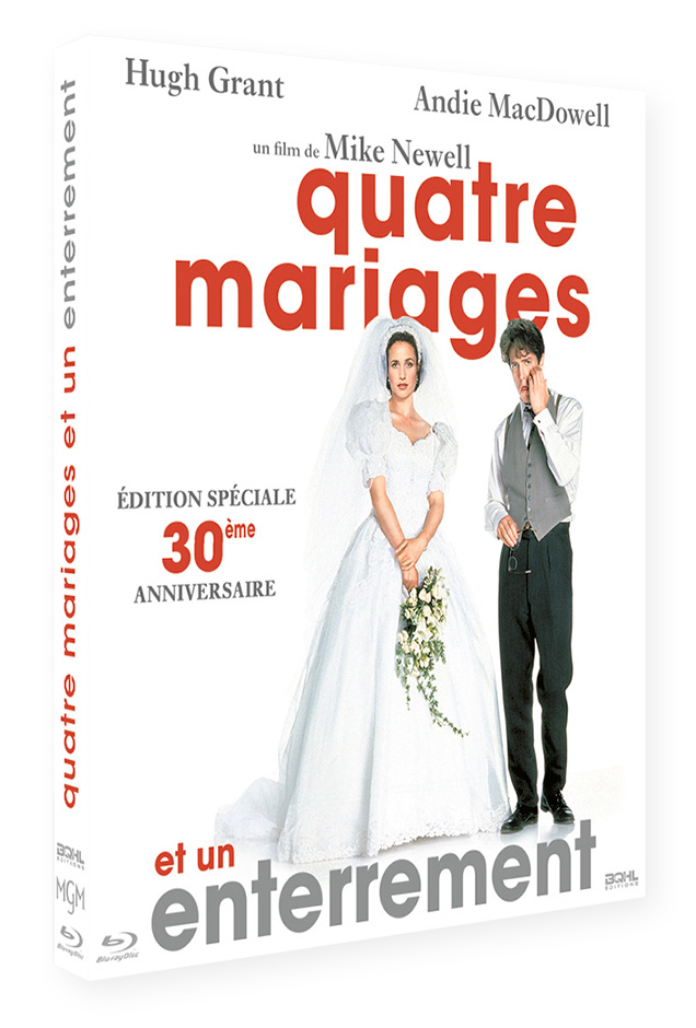 Quatre mariages et un enterrement de Mike Newell (BQHL) - Blu-ray édition 30ème anniversaire