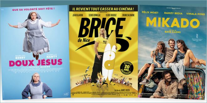 sorties Comédie du 9 avril 2025 : Doux Jésus, Mikado, Brice de Nice