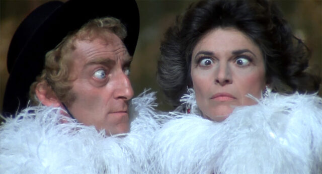 Marty Feldman et Anne Bancrof dans Silent Movie (1976)t
