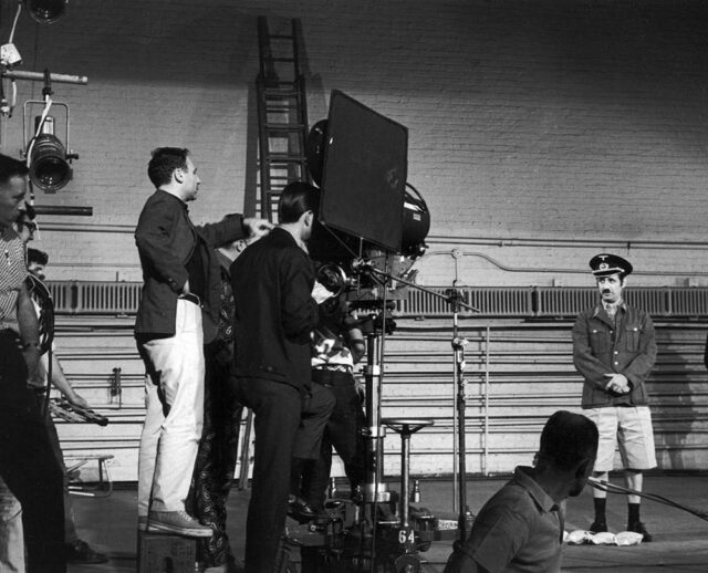 Mel Brooks sur le tournage des Producteurs