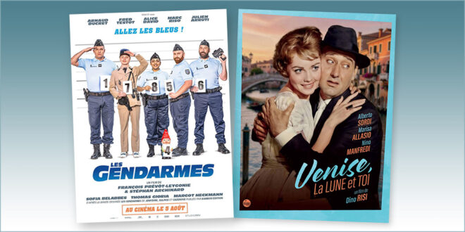 sorties Comédie du 5 août 2026 : Les Gendarmes, Venise, la lune et toi (Venezia, la luna e tu, 1958)