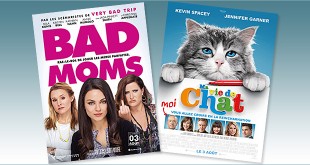 Toutes les sorties Comédie du 3 août 2016 : Bad Moms, Ma vie de chat.
