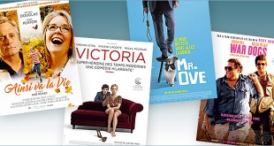 Toutes les sorties Comédie du 14 septembre 2016 : Ainsi va la vie, Mr. Ove, Victoria, War Dogs.