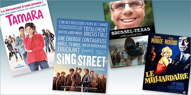 Toutes les sorties Comédie du 26 octobre 2016 : Sing Street, Tamara, Brussel-Texas, Le Milliardaire (reprise).
