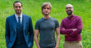 Tarek Boudali, Philippe Lacheau et Julien Arruti dans Alibi.com (Philippe Lacheau, 2017)
