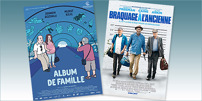 sorties Comédie du 3 mai 2017 : Album de famille, Braquage à l'ancienne