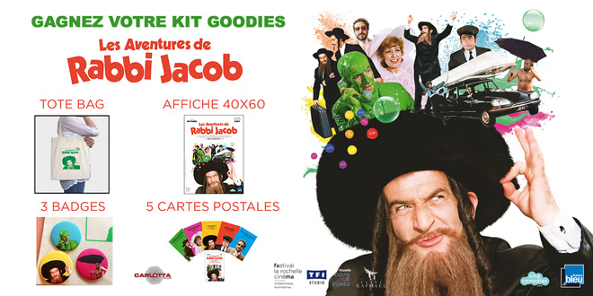 Gagnez votre Kit Goodies Rabbi Jacob avec Carlotta Films